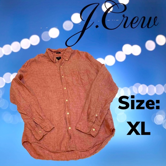 J. Crew Slim Fit Linen Button Down